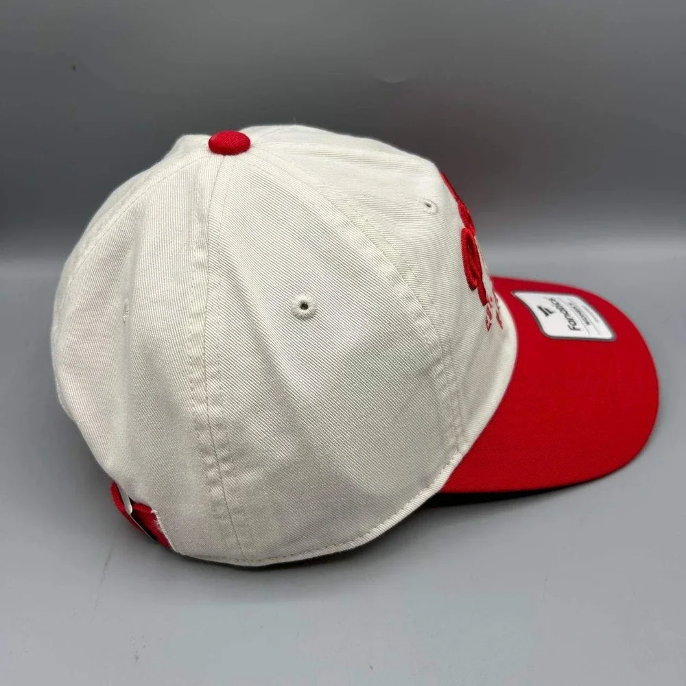 Detroit Red Wings Hat Women White Red NHL Fanatics Strap Back Cap Cotton New